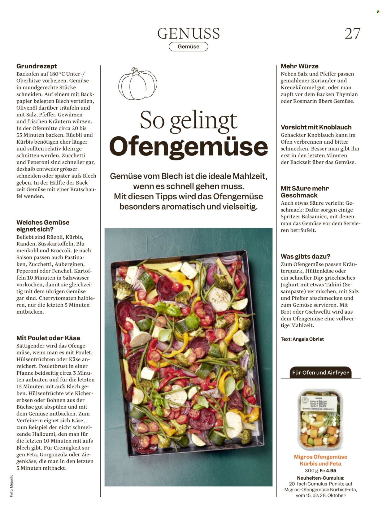Prospekt Migros - 21.10.2026 - 28.10.2026. Seite 27