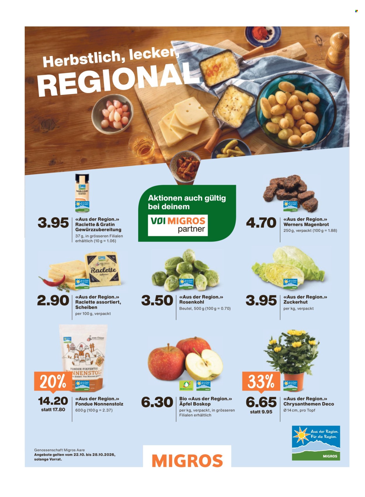 Prospekt Migros - 21.10.2026 - 28.10.2026. Seite 32
