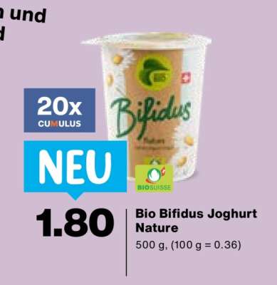 Bio Bifidus Joghurt Nature