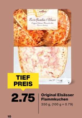 Original Elsässer Flammkuchen