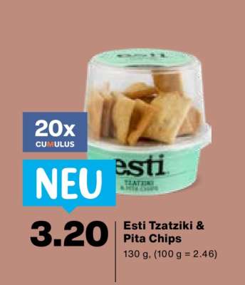 Esti Tzatziki & Pita Chips