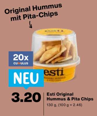 Esti Original Hummus & Pita Chips