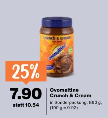 Ovomaltine Crunch & Cream