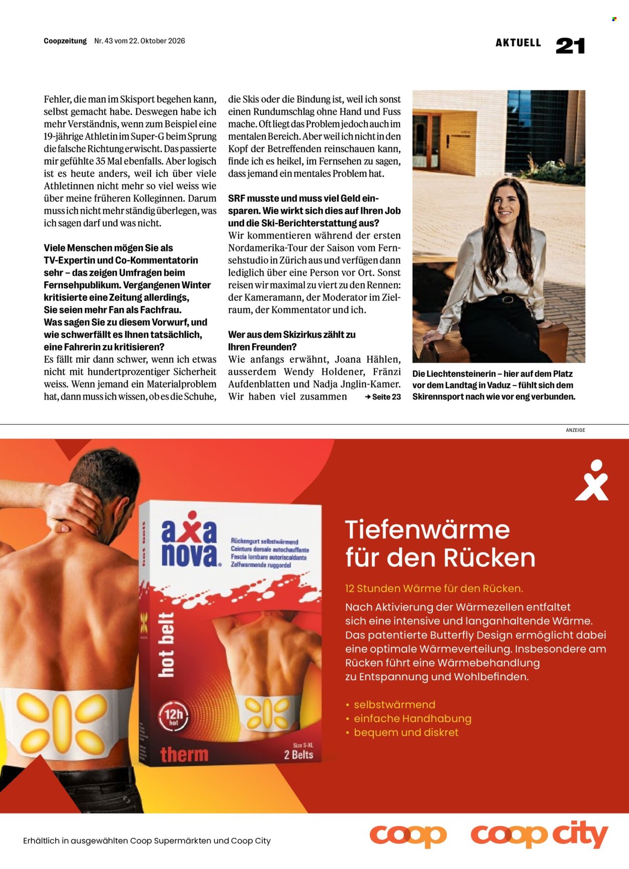 Prospekt Coop - 22.10.2026 - 28.10.2026. Seite 21