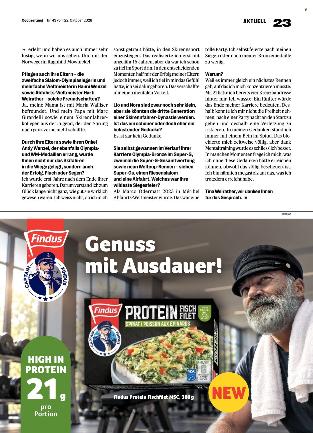 Prospekt Coop - 22.10.2026 - 28.10.2026. Seite 23