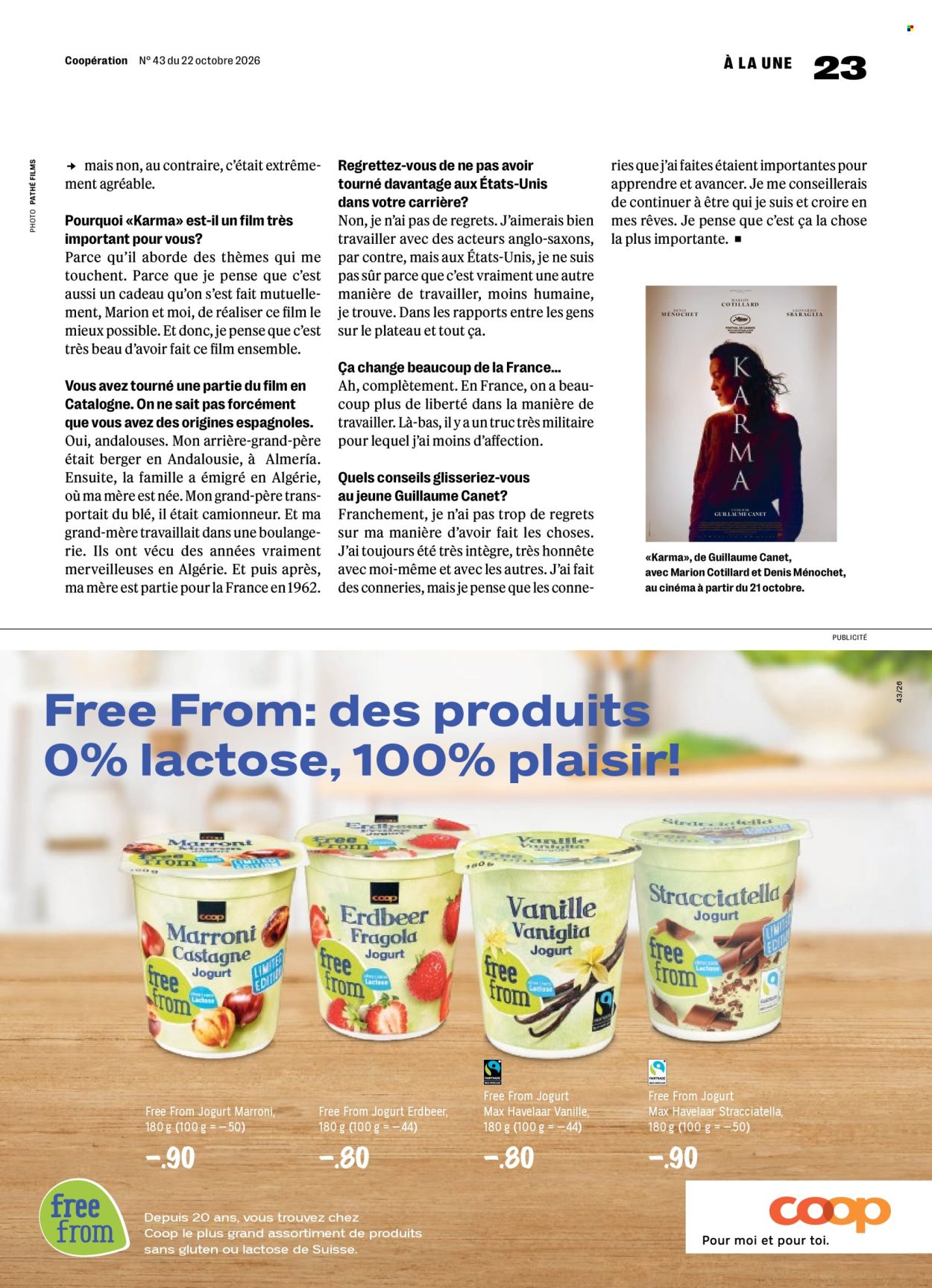 Prospekt Coop - 22.10.2026 - 28.10.2026. Seite 23