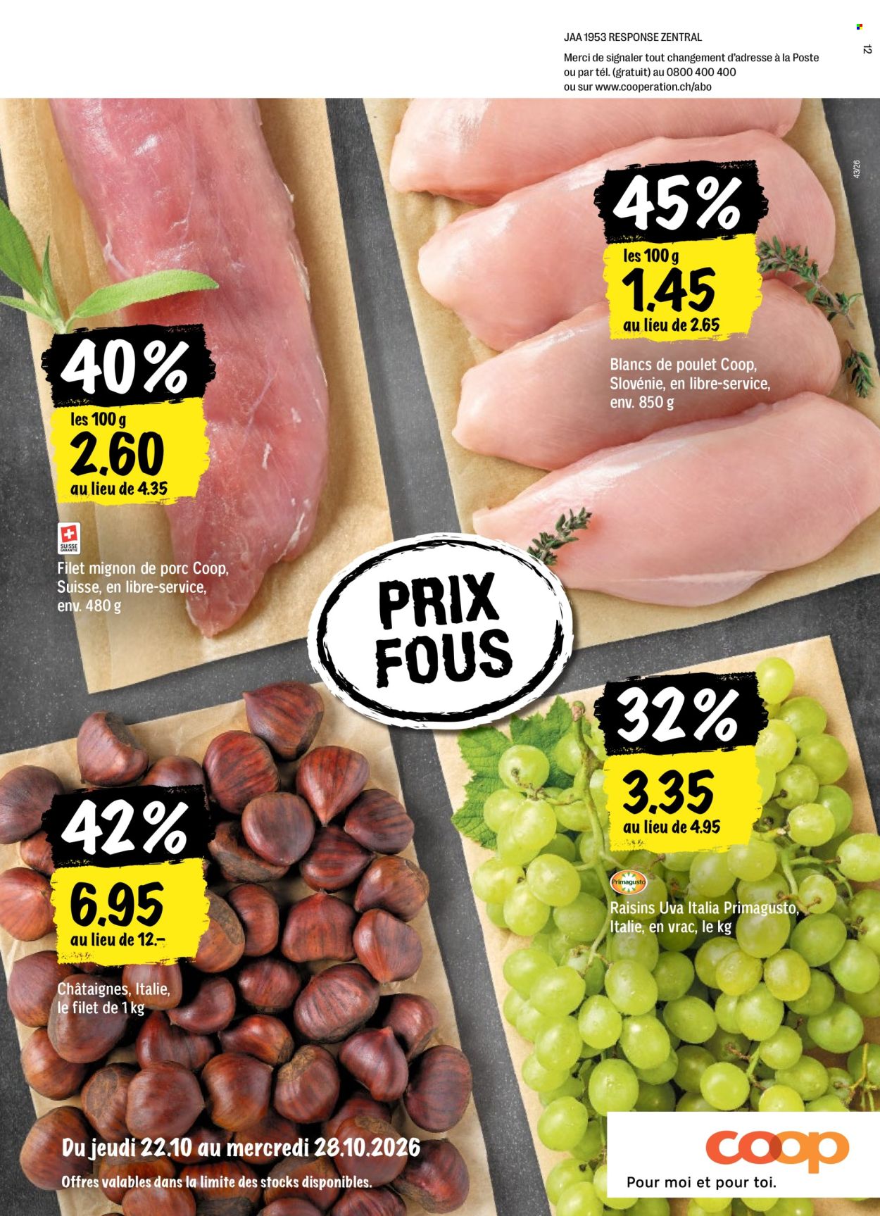 Prospekt Coop - 22.10.2026 - 28.10.2026. Seite 88