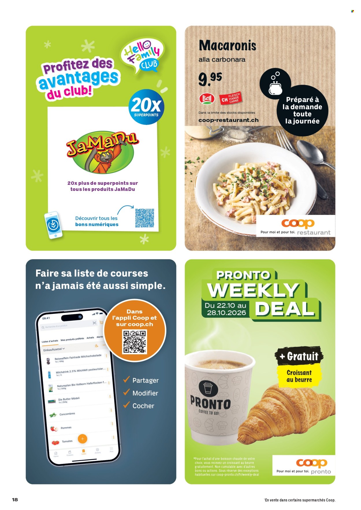 Prospekt Coop - 22.10.2026 - 28.10.2026. Seite 18