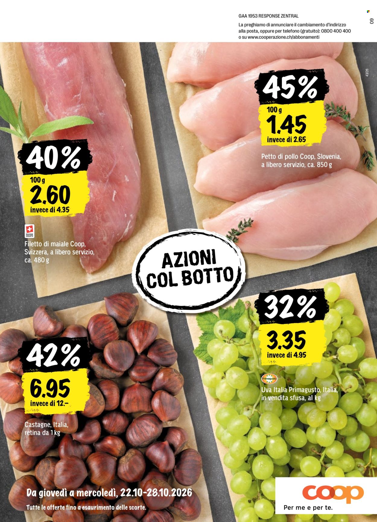 Prospekt Coop - 22.10.2026 - 28.10.2026. Seite 80
