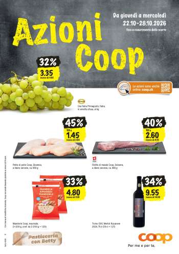 Prospekte Coop - 22.10.2026 - 28.10.2026.