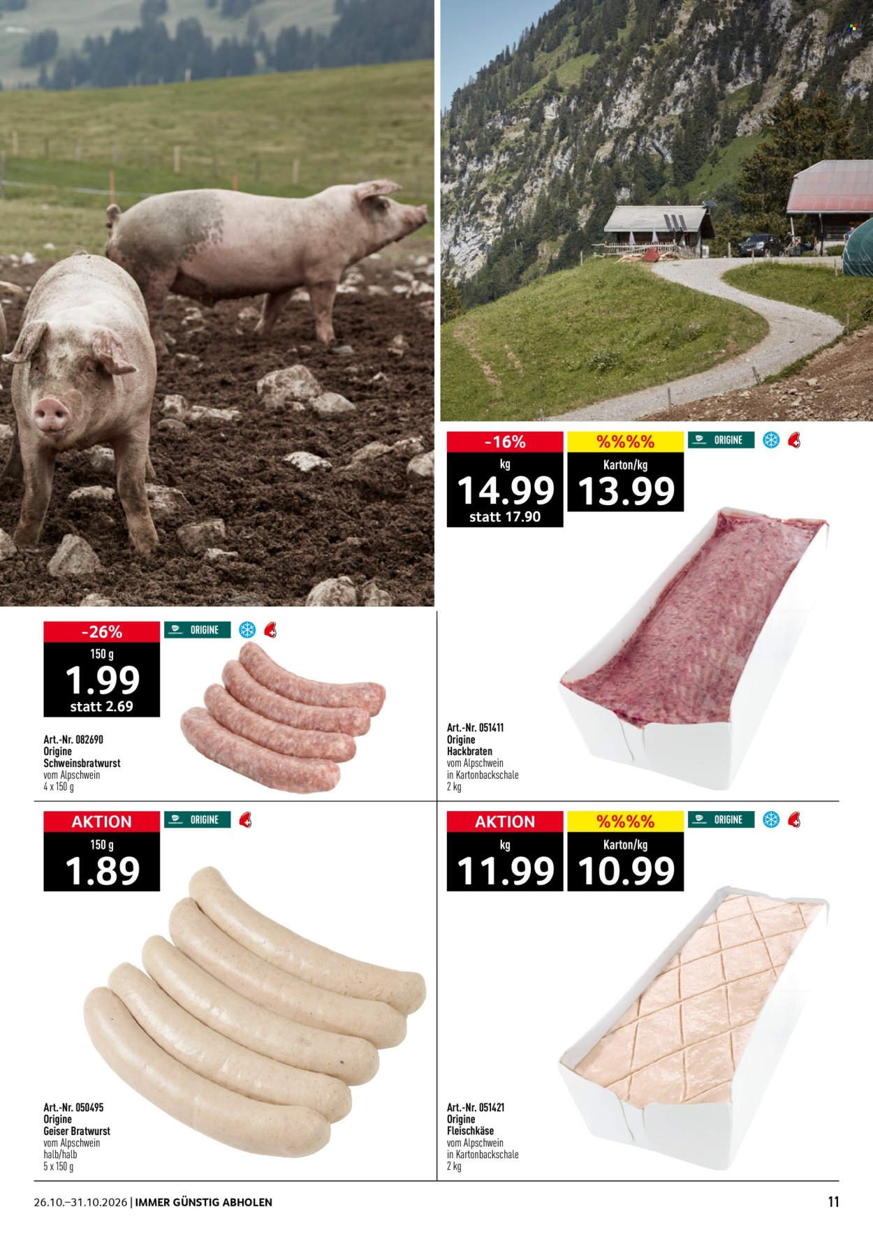 Prospekt Prodega - 26.10.2026 - 31.10.2026. Seite 11