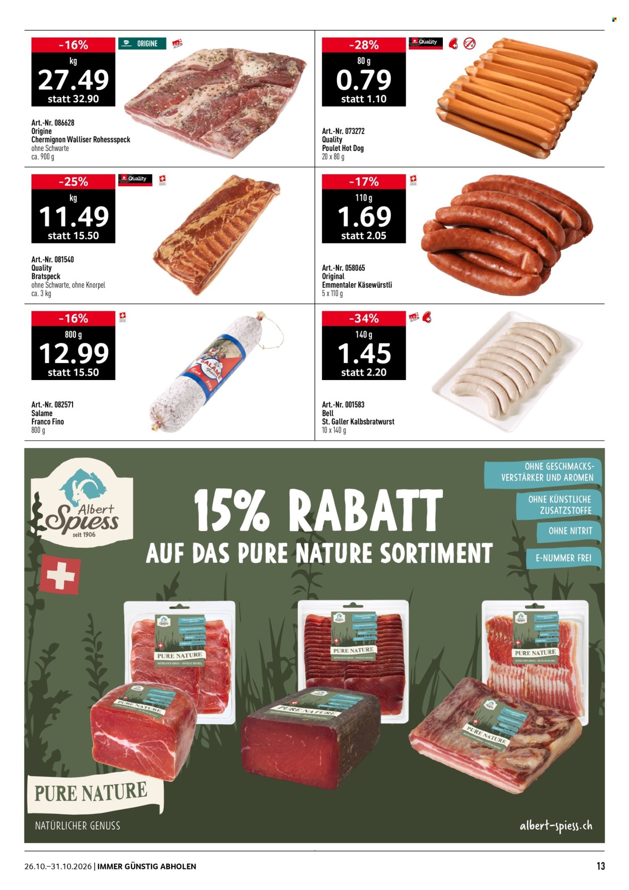 Prospekt Prodega - 26.10.2026 - 31.10.2026. Seite 13