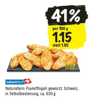 Naturafarm Pouletflügeli