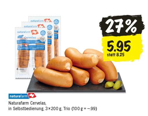 Naturafarm Cervelas