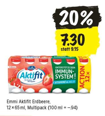 Emmi Aktifit Erdbeere