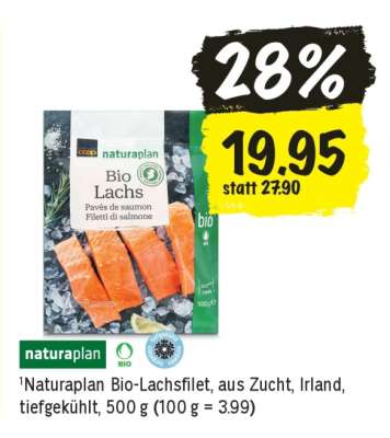 Naturaplan Bio-Lachsfilet