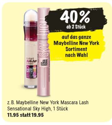 Maybelline New York Mascara Lash Sensational Sky High, 1 Stück