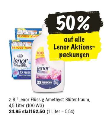 Lenor Flüssig Amethyst Blütentraum