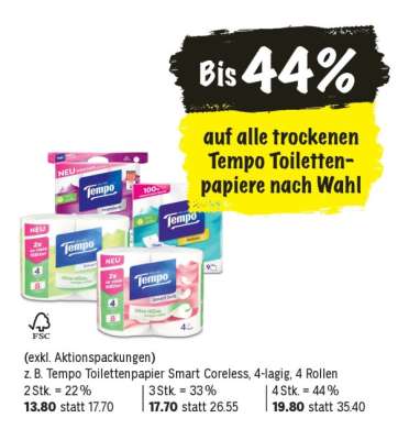 Tempo Toilettenpapier