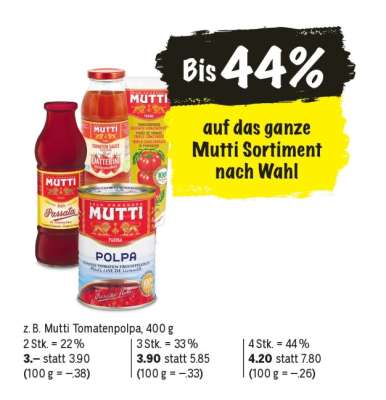 Mutti Tomatenpolpa, 400 g