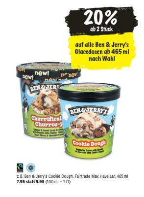 BEN & JERRY'S COOKIE DOUGH