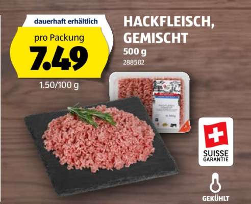 Hackfleisch gemischt