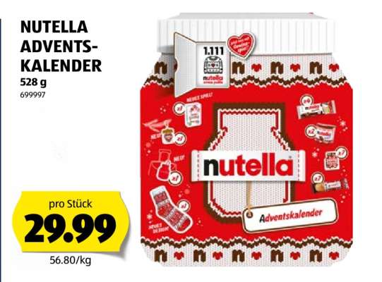 NUTELLA ADVENTS-KALENDER