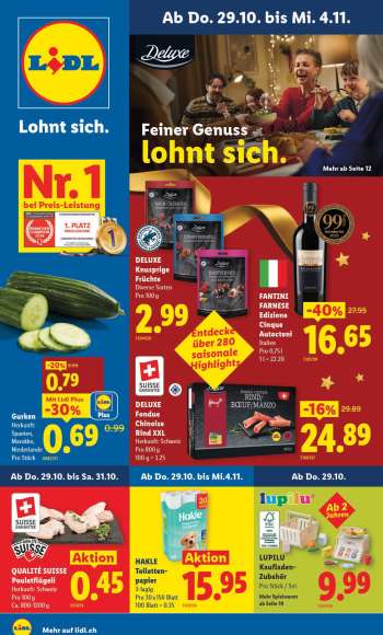 Prospekte Lidl - 29.10.2026 - 4.11.2026.