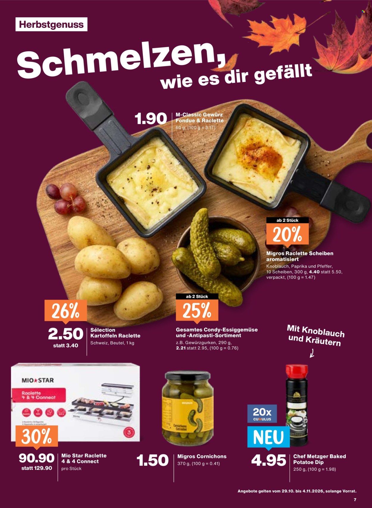 Prospekt Migros - 29.10.2026 - 4.11.2026. Seite 7