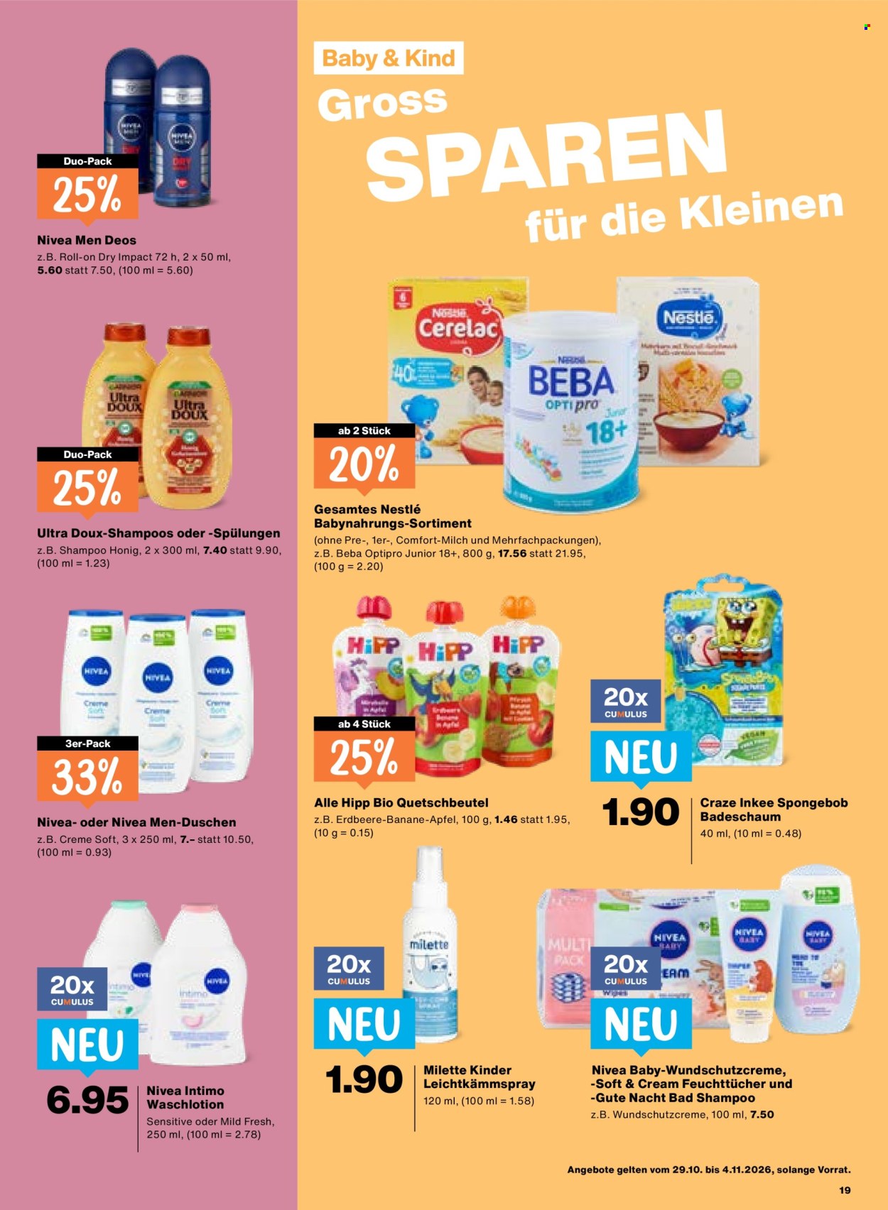 Prospekt Migros - 29.10.2026 - 4.11.2026. Seite 19