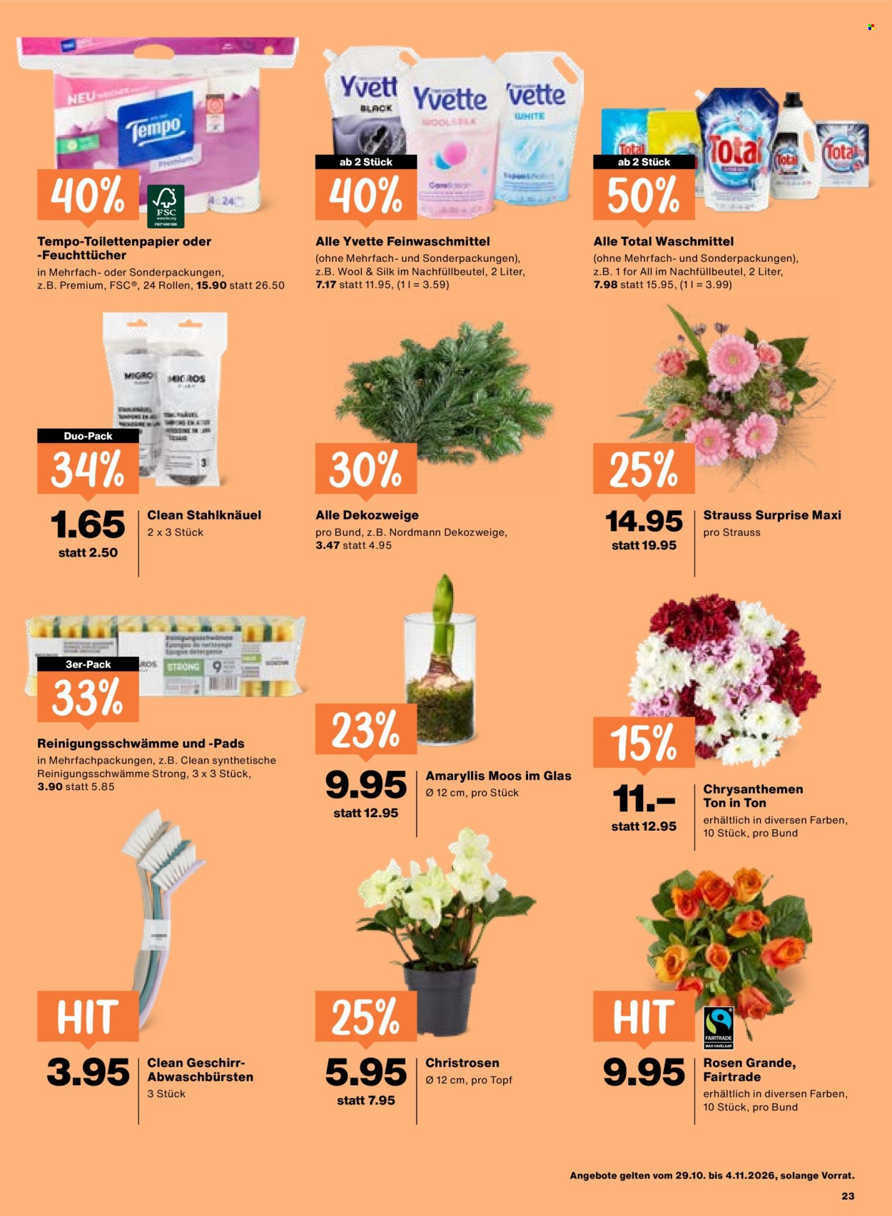 Prospekt Migros - 29.10.2026 - 4.11.2026. Seite 23