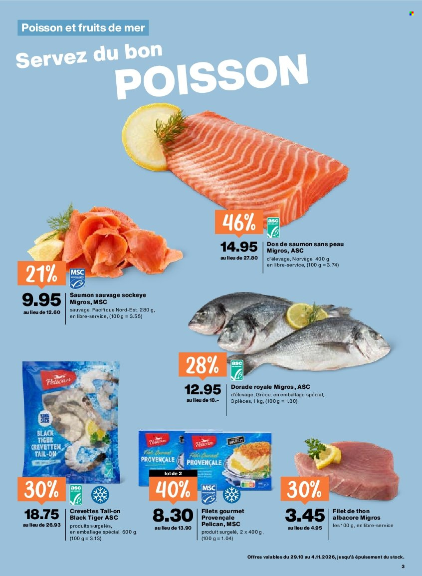 Prospekt Migros - 29.10.2026 - 4.11.2026. Seite 3