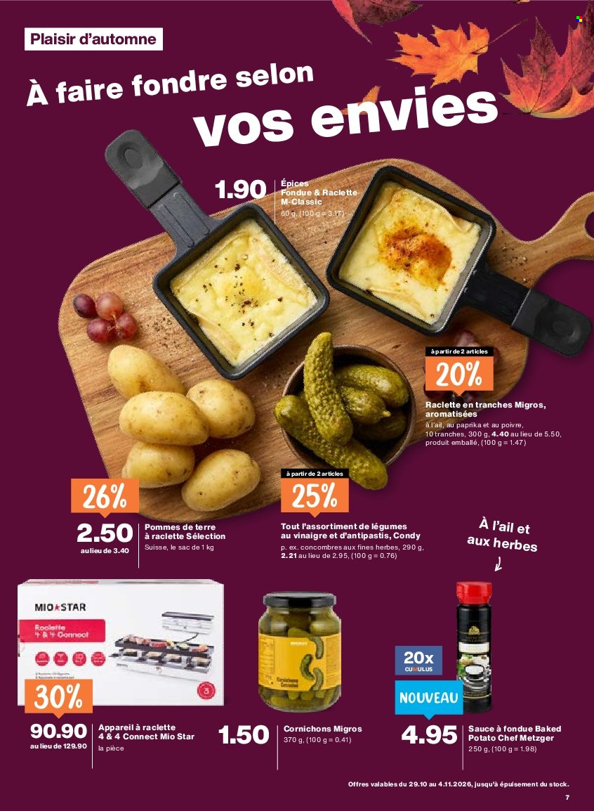 Prospekt Migros - 29.10.2026 - 4.11.2026. Seite 7