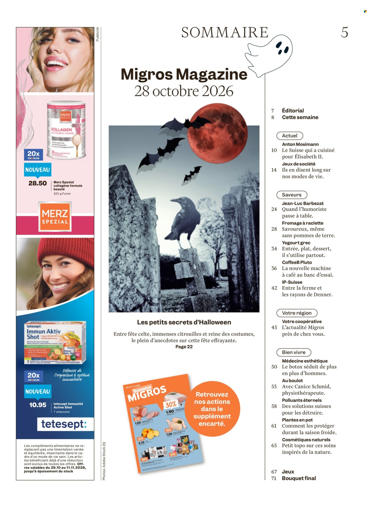 Prospekt Migros - 28.10.2026 - 4.11.2026. Seite 5
