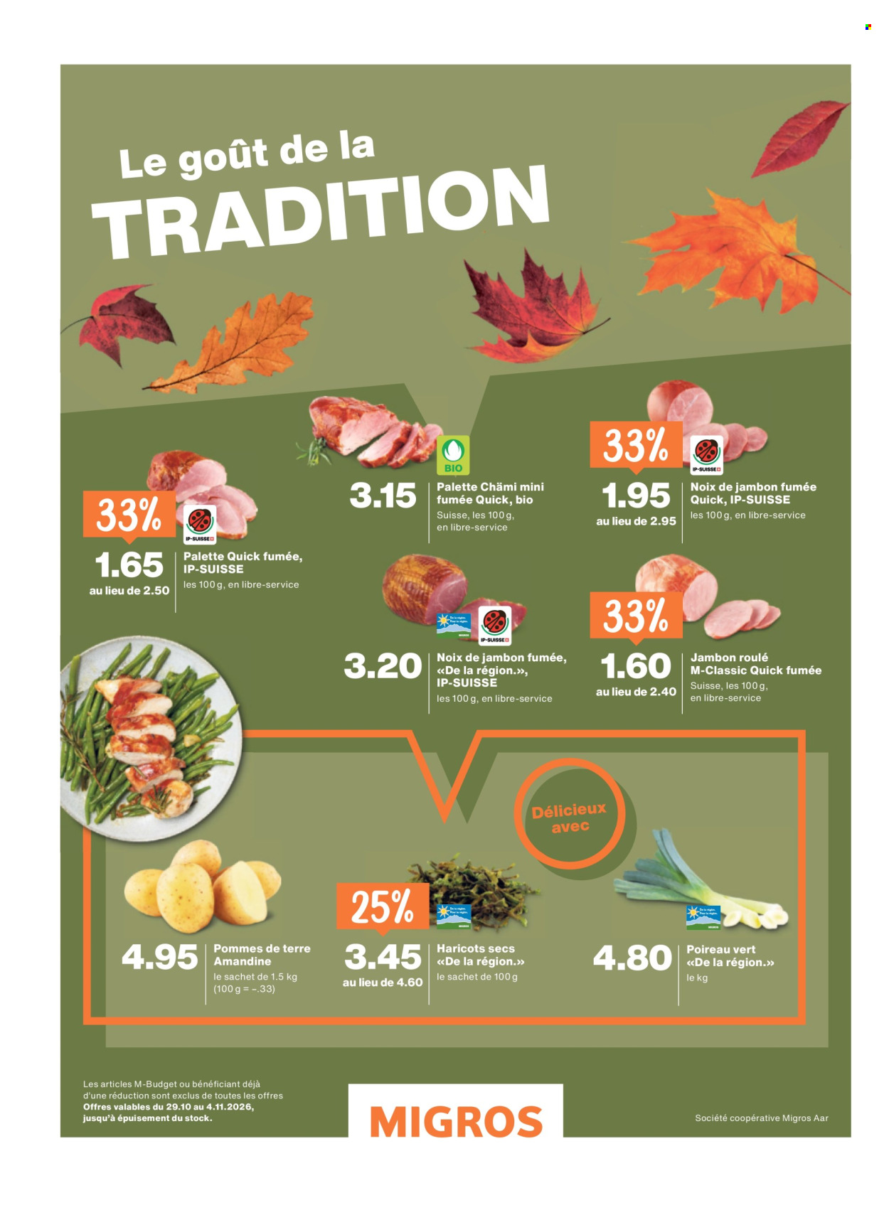 Prospekt Migros - 28.10.2026 - 4.11.2026. Seite 46